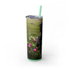 Skinny Tumbler with Straw – 20 oz Stainless Steel Cup
