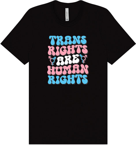 Trans Rights are Human Rights Adult Bella Canvas Shirt