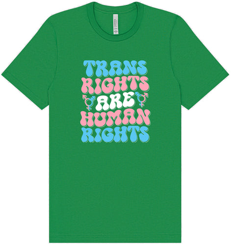 Trans Rights are Human Rights Adult Bella Canvas Shirt