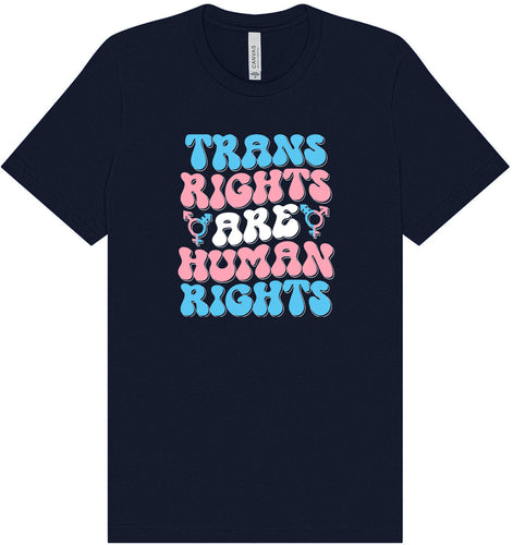 Trans Rights are Human Rights Adult Bella Canvas Shirt