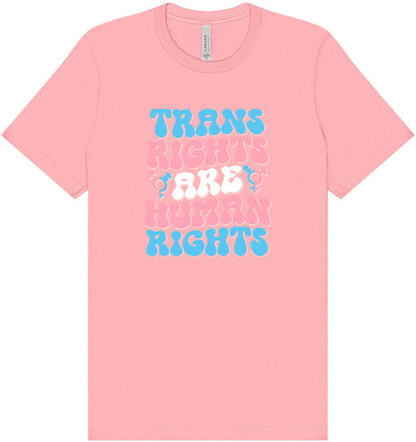 Trans Rights are Human Rights Adult Bella Canvas Shirt