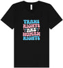 Trans Rights are Human Rights Unisex V-Neck Shirt