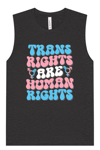 Trans Rights are Human Rights Muscle Tank