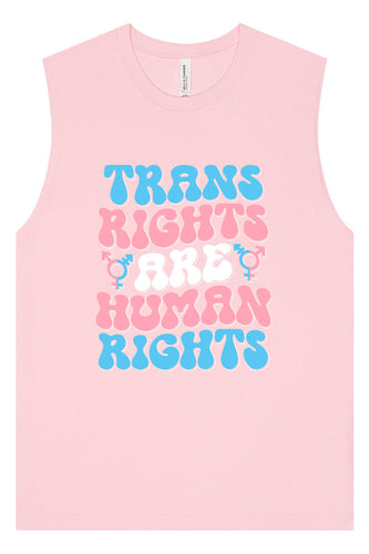 Trans Rights are Human Rights Muscle Tank