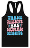 Trans Rights are Human Rights Women's Racerback Tank