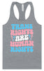 Trans Rights are Human Rights Women's Racerback Tank