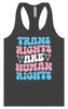 Trans Rights are Human Rights Women's Racerback Tank
