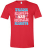 Trans Rights are Human Rights Adult Gildan Soft Shirt