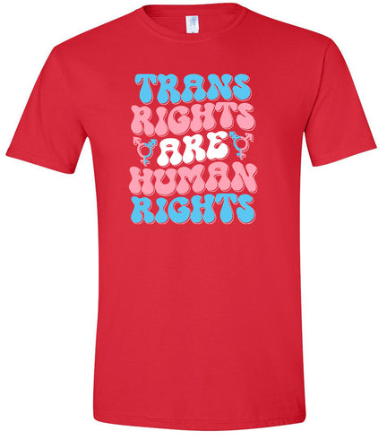 Trans Rights are Human Rights Adult Gildan Soft Shirt