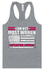Not Most Women, Foster Mom Women's Racerback Tank