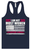 Not Most Women, Foster Mom Women's Racerback Tank