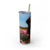 Skinny Tumbler with Straw – 20 oz Stainless Steel Cup