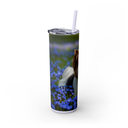 Skinny Tumbler with Straw – 20 oz Stainless Steel Cup
