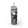 Skinny Tumbler with Straw – 20 oz Stainless Steel Cup