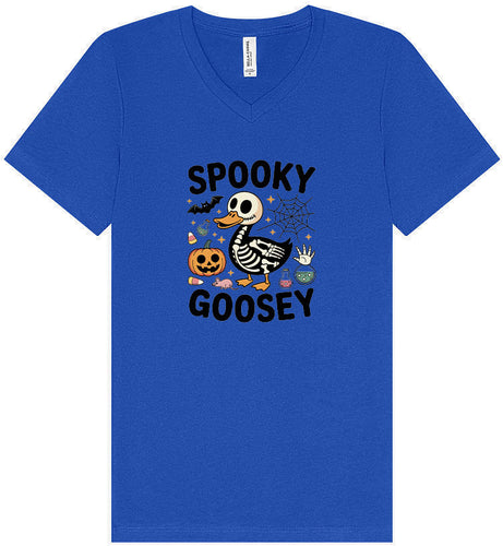 Spooky Goosey Unisex V-Neck Shirt