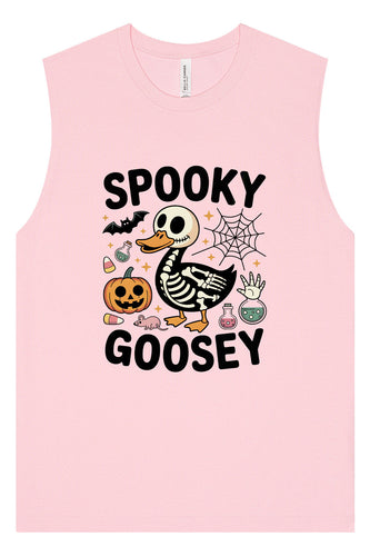 Spooky Goosey Muscle Tank
