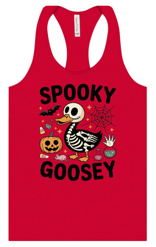 Spooky Goosey Women's Racerback Tank