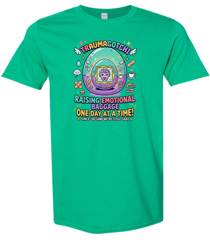 Traumagotchi Adult Gildan Soft Shirt