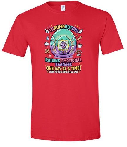 Traumagotchi Adult Gildan Soft Shirt