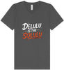 Delulu is the Solulu Unisex V-Neck Shirt