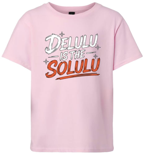 Delulu is the Solulu Children's Gildan Soft Shirt