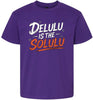 Delulu is the Solulu Children's Gildan Soft Shirt