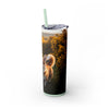 Skinny Tumbler with Straw – 20 oz Stainless Steel Cup