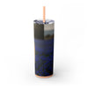 Skinny Tumbler with Straw – 20 oz Stainless Steel Cup