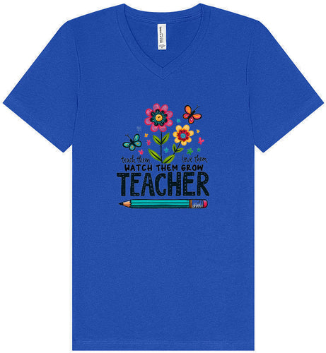 Teach Them, Love Them Unisex V-Neck Shirt
