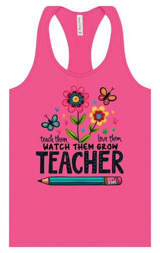 Teach Them, Love Them Women's Racerback Tank