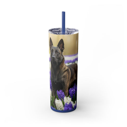 Skinny Tumbler with Straw – 20 oz Stainless Steel Cup