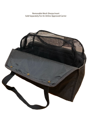 'The Daily' Packable Pet Carrier-M-Black