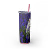 Skinny Tumbler with Straw – 20 oz Stainless Steel Cup