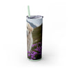 Skinny Tumbler with Straw – 20 oz Stainless Steel Cup
