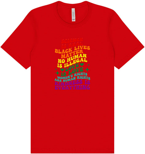 Science Is Real Adult Bella Canvas Shirt