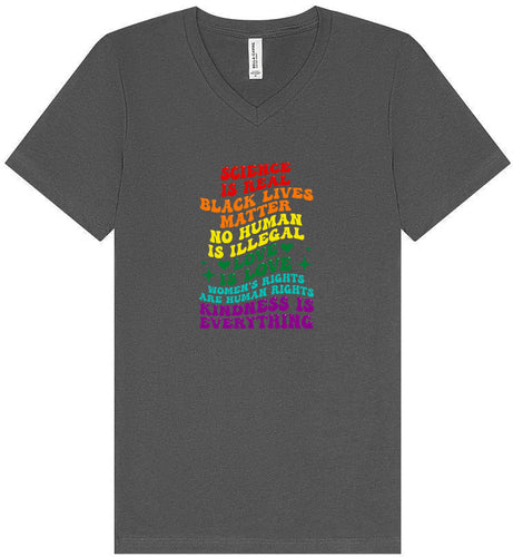 Science Is Real Unisex V-Neck Shirt