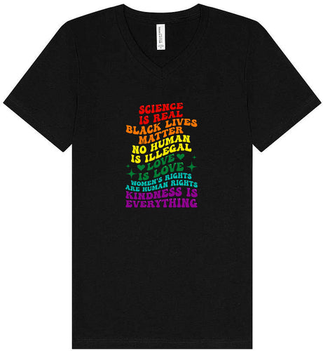 Science Is Real Unisex V-Neck Shirt