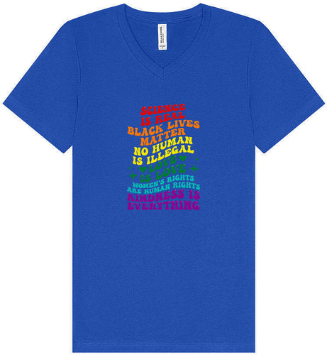 Science Is Real Unisex V-Neck Shirt