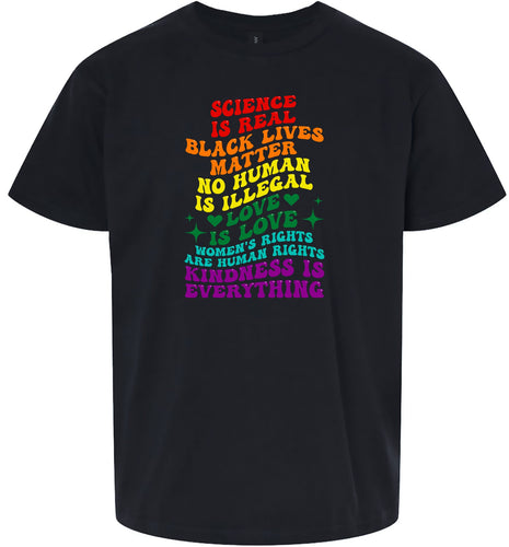 Science Is Real Children's Gildan Soft Shirt