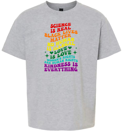 Science Is Real Children's Gildan Soft Shirt
