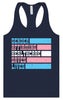 Gender Affirming Healthcare Saves Lives Women's Racerback Tank