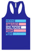 Gender Affirming Healthcare Saves Lives Women's Racerback Tank