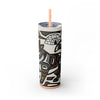 Skinny Tumbler with Straw – 20 oz Stainless Steel Cup