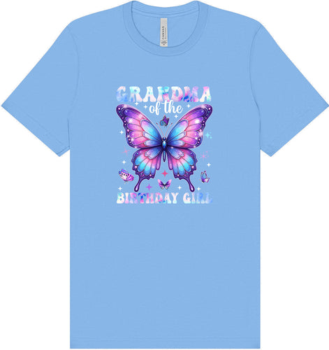 Grandma of the Birthday Girl Adult Bella Canvas Shirt