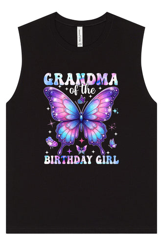 Grandma of the Birthday Girl Muscle Tank