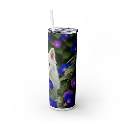 Skinny Tumbler with Straw – 20 oz Stainless Steel Cup