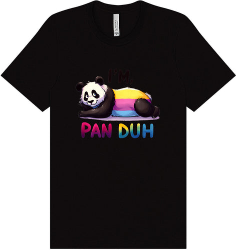 Pan Duh Panda Adult Bella Canvas Shirt