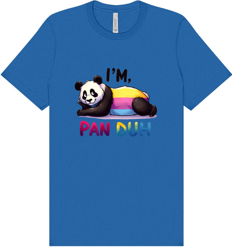 Pan Duh Panda Adult Bella Canvas Shirt