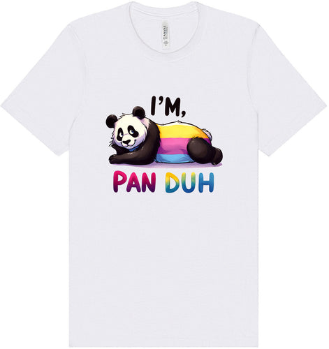 Pan Duh Panda Adult Bella Canvas Shirt
