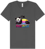Pan Duh Panda Unisex V-Neck Shirt